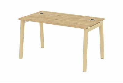 Стол руководителя на деревянных опорах Onix wood direct OW.SRR-3.8