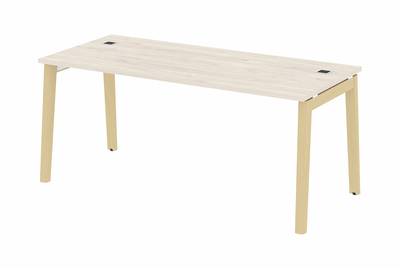 Стол руководителя на деревянных опорах Onix wood direct OW.SRR-5.8