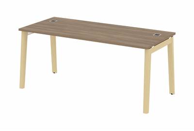 Стол руководителя на деревянных опорах Onix wood direct OW.SRR-5.8