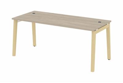 Стол руководителя на деревянных опорах Onix wood direct OW.SRR-5.8