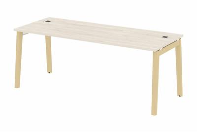 Стол руководителя на деревянных опорах Onix wood direct OW.SRR-6.8