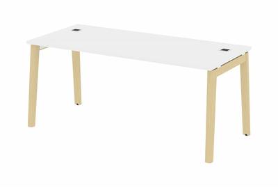 Стол руководителя на деревянных опорах Onix wood direct OW.SRR-5.8