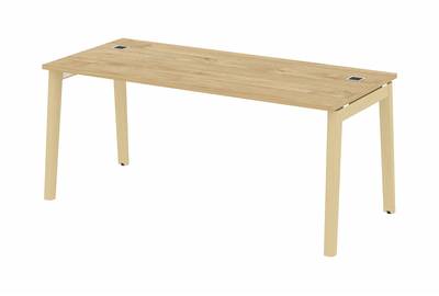 Стол руководителя на деревянных опорах Onix wood direct OW.SRR-5.8