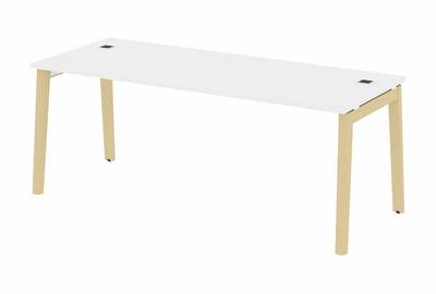Стол руководителя на деревянных опорах Onix wood direct OW.SRR-6.8
