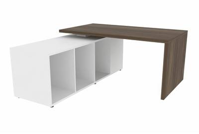 Стол на опорной сервисной тумбе (левый) Norman NR160TSG