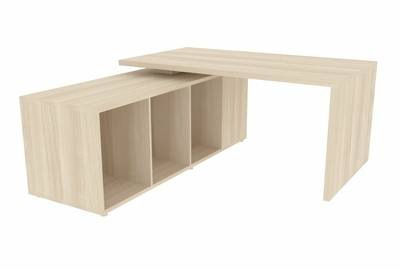 Стол на опорной сервисной тумбе (левый) Norman NR160TSG