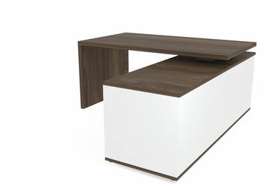 Стол на опорной сервисной тумбе (правый) Norman NR160TSD
