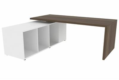 Стол на опорной сервисной тумбе (левый) Norman NR200TSG