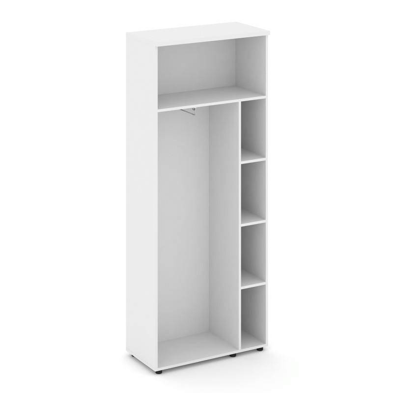 Style Project Гардероб широкий неглуб. SN.GB-003 Белый/Черный Ручки 796*400*1982