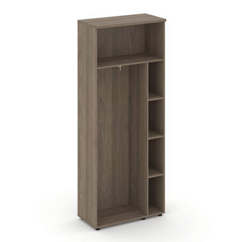 Style Project Гардероб широкий неглуб. SN.GB-003 Вяз Благородный/Черный Ручки 796*400*1982