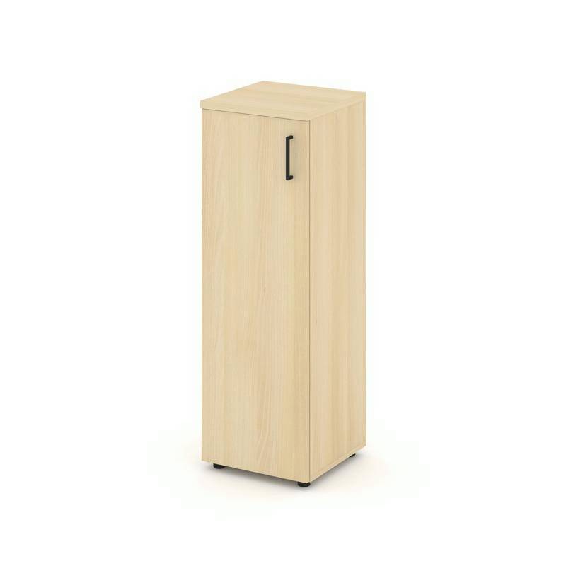 Style Project Шкаф средний узкий SN.STU-204(L) Акация Лорка/Черный Ручки 400*400*1203