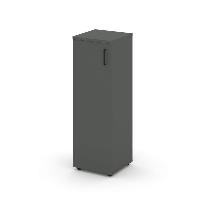 Style Project Шкаф средний узкий SN.STU-204(L) Антрацит/Черный Ручки 400*400*1203