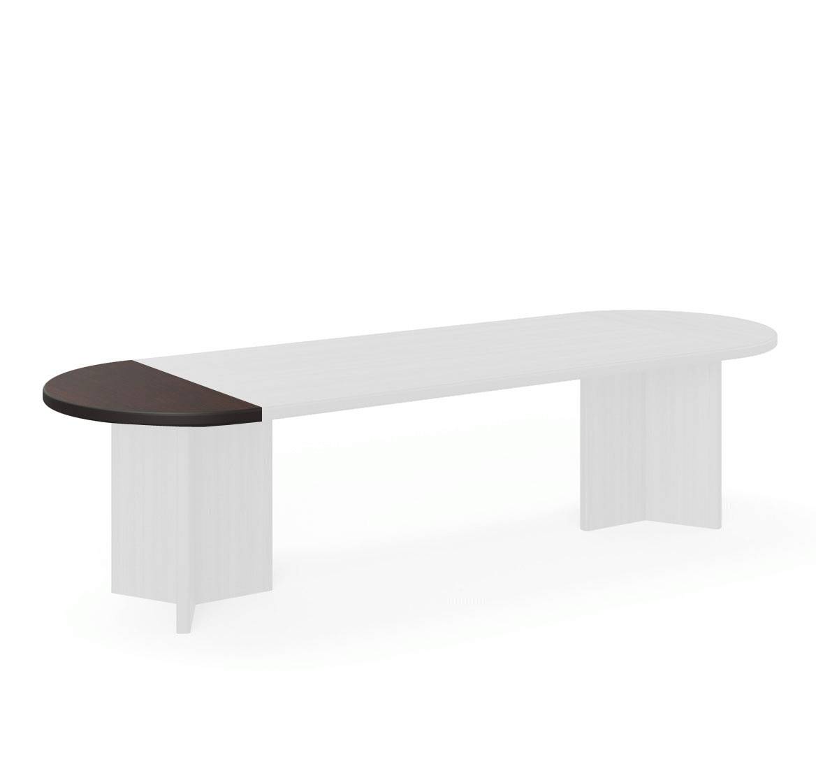 LEGNO Сектор 180* стола/пер ПАЛИСАНДР