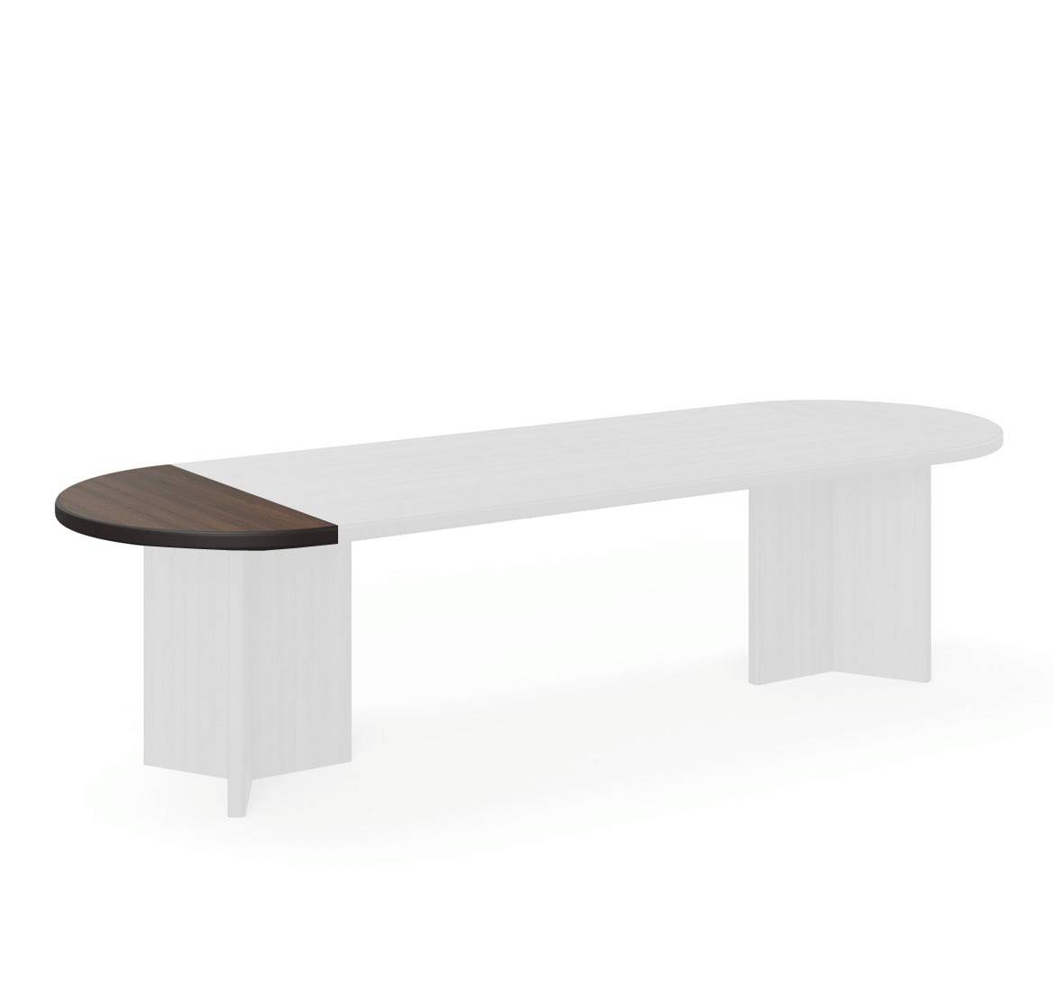 LEGNO Сектор 180* стола/пер ОРЕХ