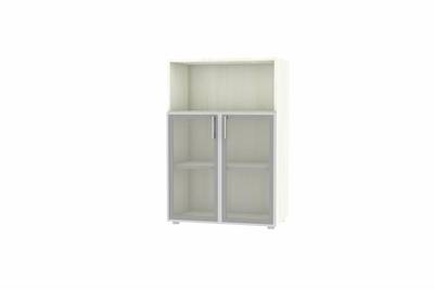 Шкаф для документов широкий средний (нужен топ) Yalta LT.ST-2.2 R white