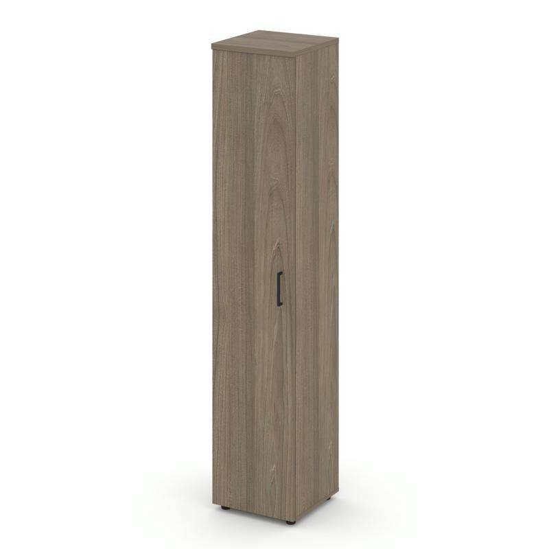 Style Project Шкаф высокий узкий унив. SN.STU-108 Вяз Благородный/Черный Ручки 400*400*1982