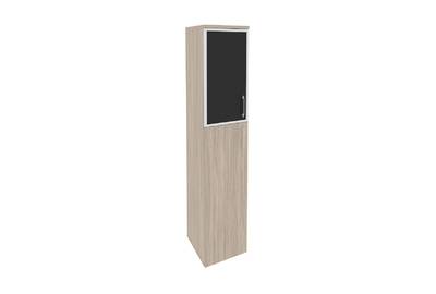 Шкаф высокий узкий левый Onix O.SU-1.7R(L) black