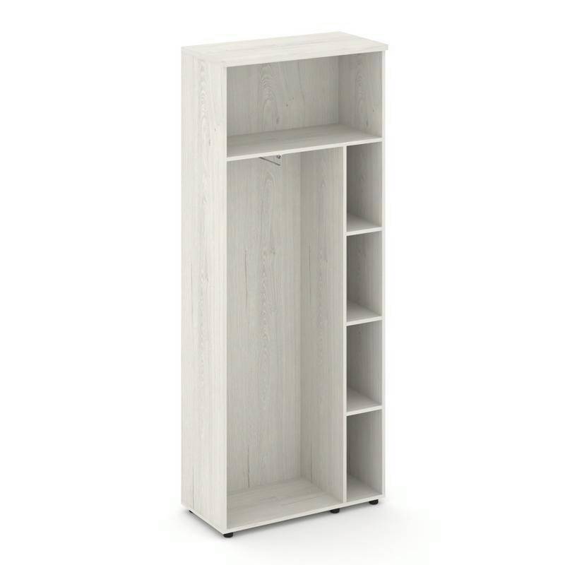 Style Project Гардероб широкий неглуб. SN.GB.E-003 Дуб Наварра/Черный Ручки 796*400*1982