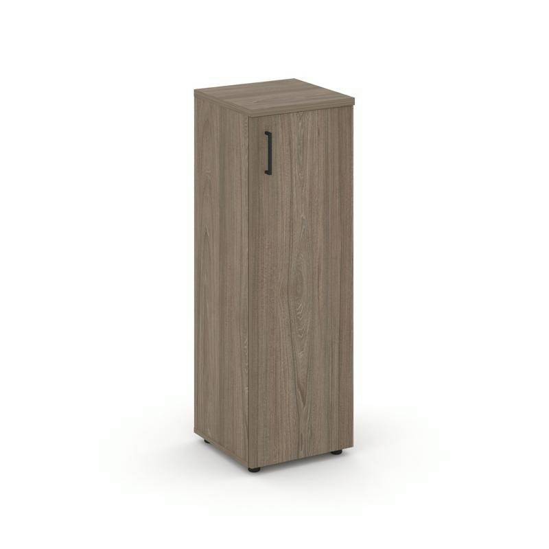 Style Project Шкаф средний узкий SN.STU.E-204(R) Вяз Благородный/Черный Ручки 400*400*1203