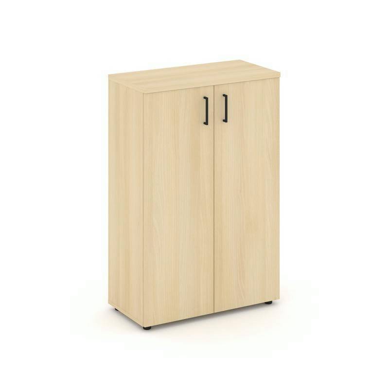Style Project Шкаф средний широкий SN.STS-204 Акация Лорка/Черный Ручки 796*400*1203