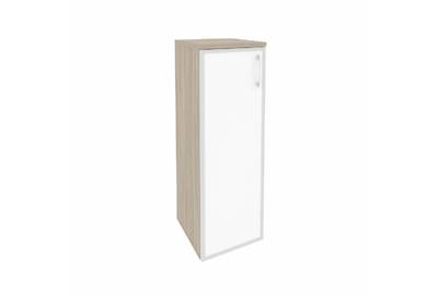 Шкаф высокий узкий левый Onix O.SU-2.4R(L) white