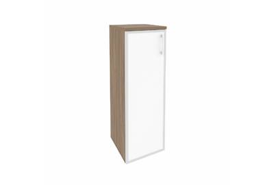 Шкаф высокий узкий левый Onix O.SU-2.4R(L) white