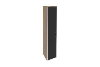Шкаф высокий узкий левый Onix O.SU-1.10R(L) black
