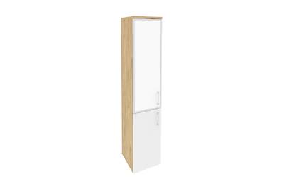 Шкаф высокий узкий левый Onix O.SU-1.2R(L) white