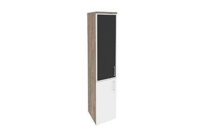 Шкаф высокий узкий левый Onix O.SU-1.2R(L) black