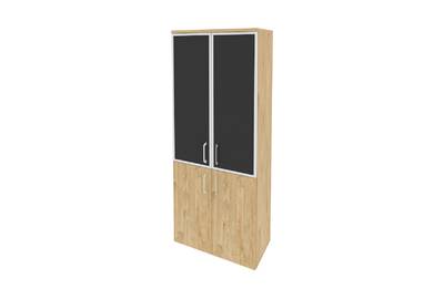 Шкаф высокий широкий Onix O.ST-1.2R black
