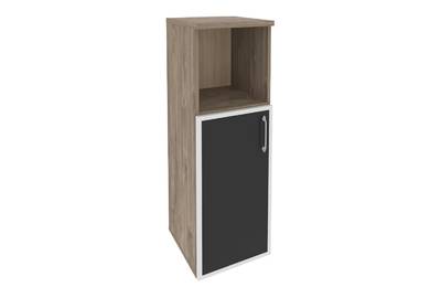 Шкаф средний узкий левый Onix O.SU-2.2R(L) black