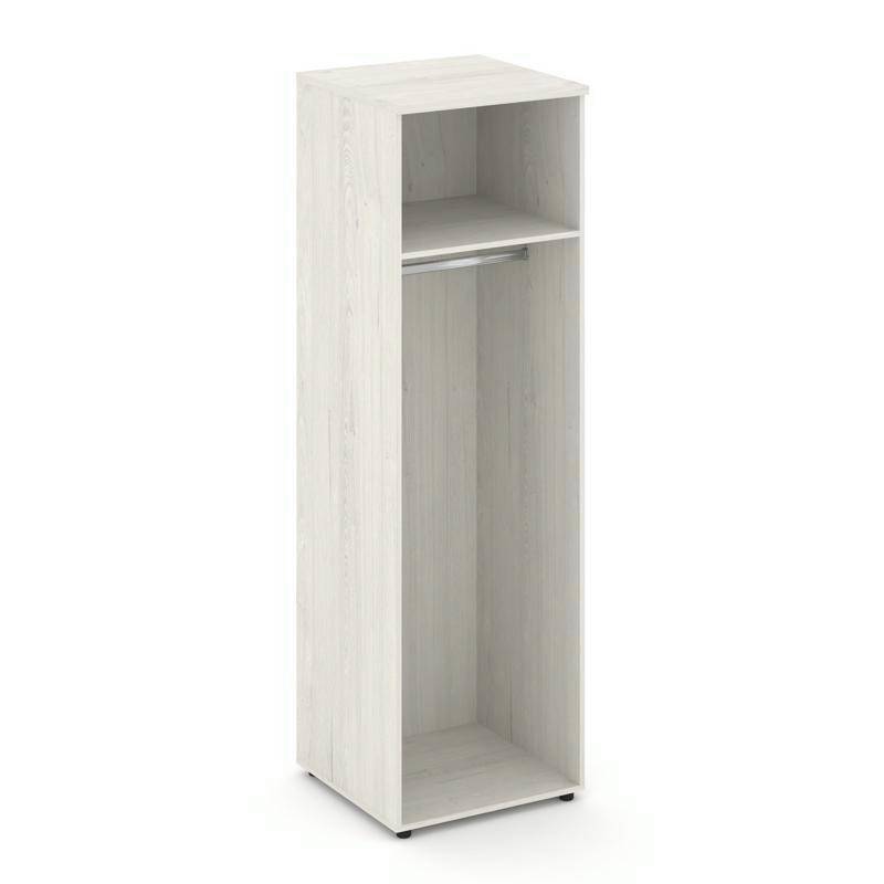 Style Project Гардероб узкий глубокий SN.GB-002 Дуб Наварра/Черный Ручки 600*600*1982