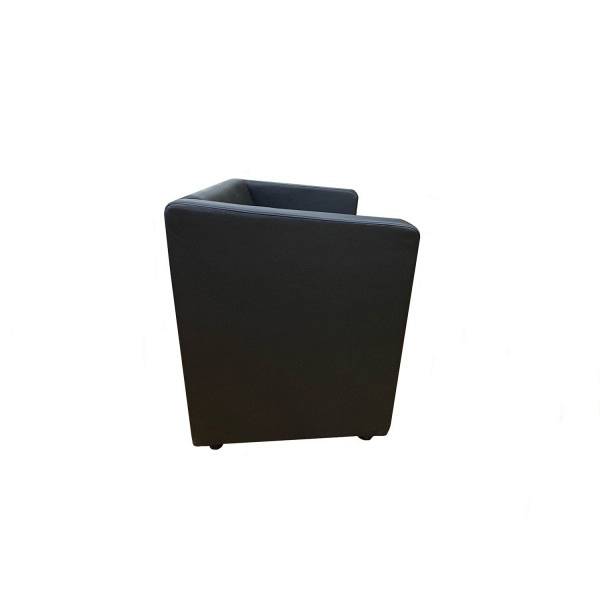 Кресло Итон, искусственная кожа, цвет черный Ecotex 3001