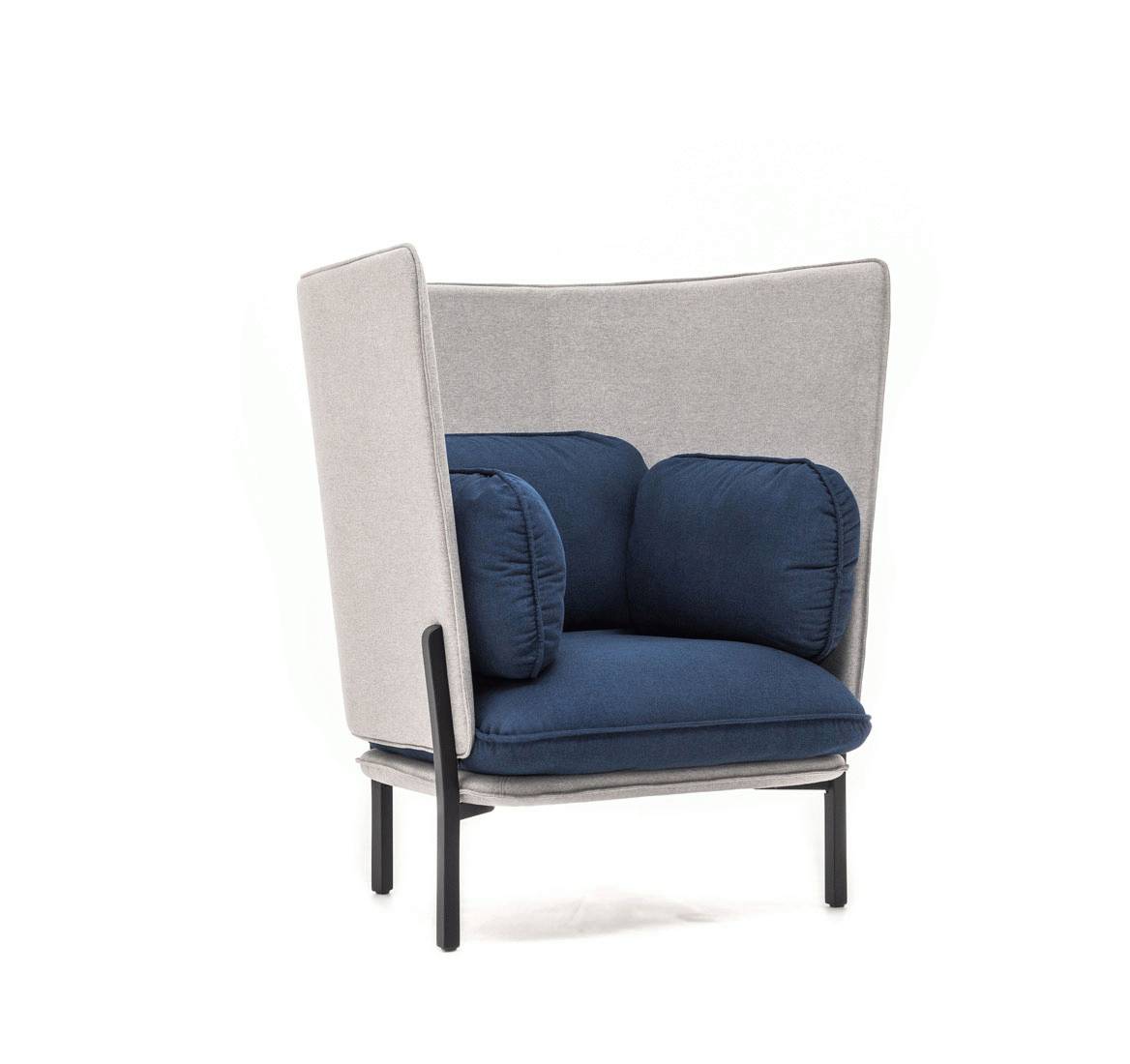 Bellagio 1 high UNO grey / blue