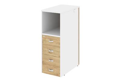 Тумба 4 ящика завершающая, левая Onix O.R-TV-4(L)