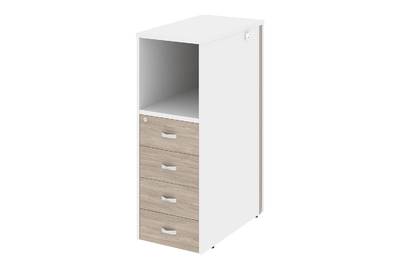 Тумба 4 ящика завершающая, левая Onix O.R-TV-4(L)