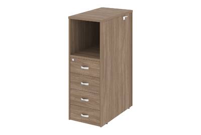 Тумба 4 ящика завершающая, левая Onix O.R-TV-4(L)