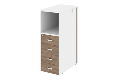 Тумба 4 ящика завершающая, левая Onix O.R-TV-4(L)