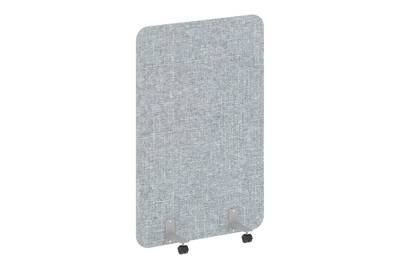 Напольный экран на металлических опорах, на роликах R-line soft AP.R-100-150
