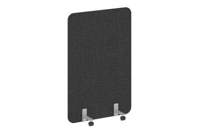 Напольный экран на металлических опорах, на роликах R-line soft AP.R-100-150