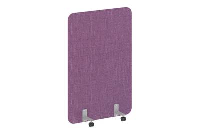 Напольный экран на металлических опорах, на роликах R-line soft AP.R-100-150