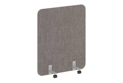 Напольный экран на металлических опорах, на роликах R-line soft AP.R-100-120