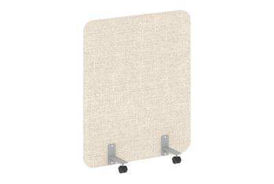 Напольный экран на металлических опорах, на роликах R-line soft AP.R-100-120