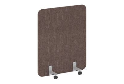 Напольный экран на металлических опорах, на роликах R-line soft AP.R-100-120