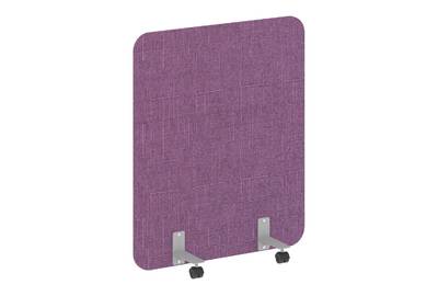 Напольный экран на металлических опорах, на роликах R-line soft AP.R-100-120