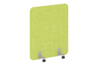 Напольный экран на металлических опорах, на роликах R-line soft AP.R-100-120