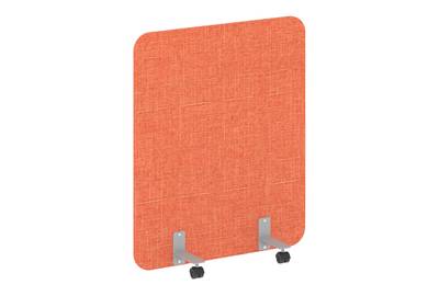Напольный экран на металлических опорах, на роликах R-line soft AP.R-100-120