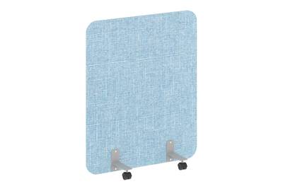 Напольный экран на металлических опорах, на роликах R-line soft AP.R-100-120