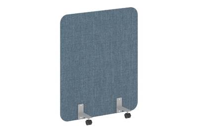 Напольный экран на металлических опорах, на роликах R-line soft AP.R-100-120