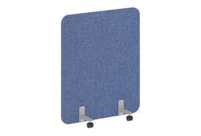 Напольный экран на металлических опорах, на роликах R-line soft AP.R-100-120